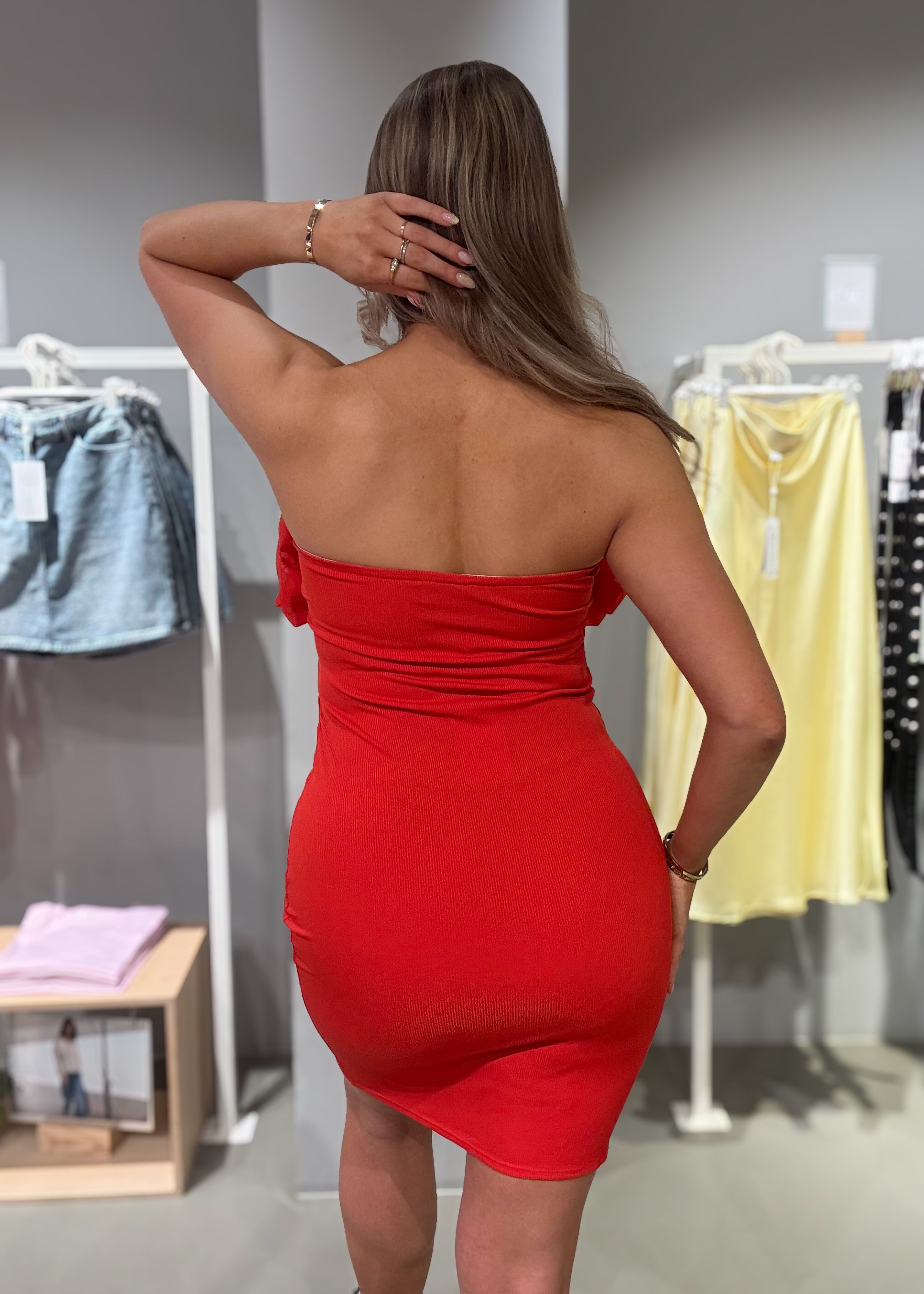 VITOVE Short Dress - Poppy Red